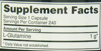 Optimum Nutrition Glutamine 1000 Muscle Recovery Capsules - Tub of 240. Envíos a Huelva