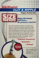Size Matters Kit de Max Twist Clítoris y Pezón Triple - 1 Unidad. Envíos a Almería