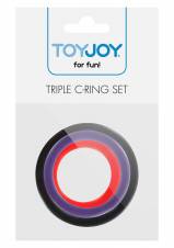 ToyJoy Triple Rings Vibrador Multicolor - 50 gr. Envíos a Huelva
