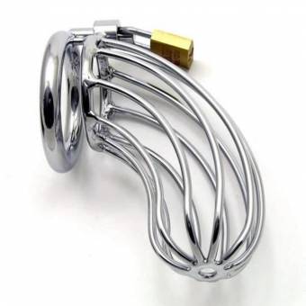 Utimi Jaulas de Pene Castidad Acero Inoxidable SM Juguete Especial Sexo para Hombre(Cockring es 4,57cm). Envíos a León
