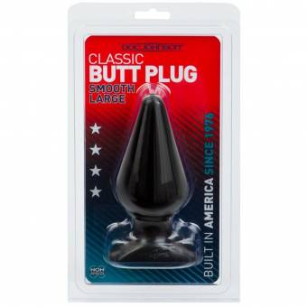 Built In America Butt Plug Large Plug Anal Enchufe Color Negro - 300 gr. Envíos a Zamora
