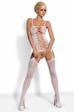 Obsessive Bodystocking G300 Bodystocking,S/M/L,Blanco. Envíos a Palencia