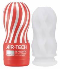 Tenga Air Tech Regular, Funda Masturbadora, 6.9 × 15.5 x 6.9 cm, Color Rojo / Gris - 235 gr. Envíos a Guipúzcoa