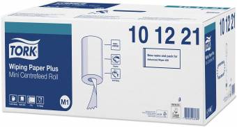 Tork 101221 Papel de secado extra M1 / Pañitos de limpieza de 2 capas compatible con el sistema de Tork M1, 11 mini bobinas x paquete. Envíos a Las Palmas
