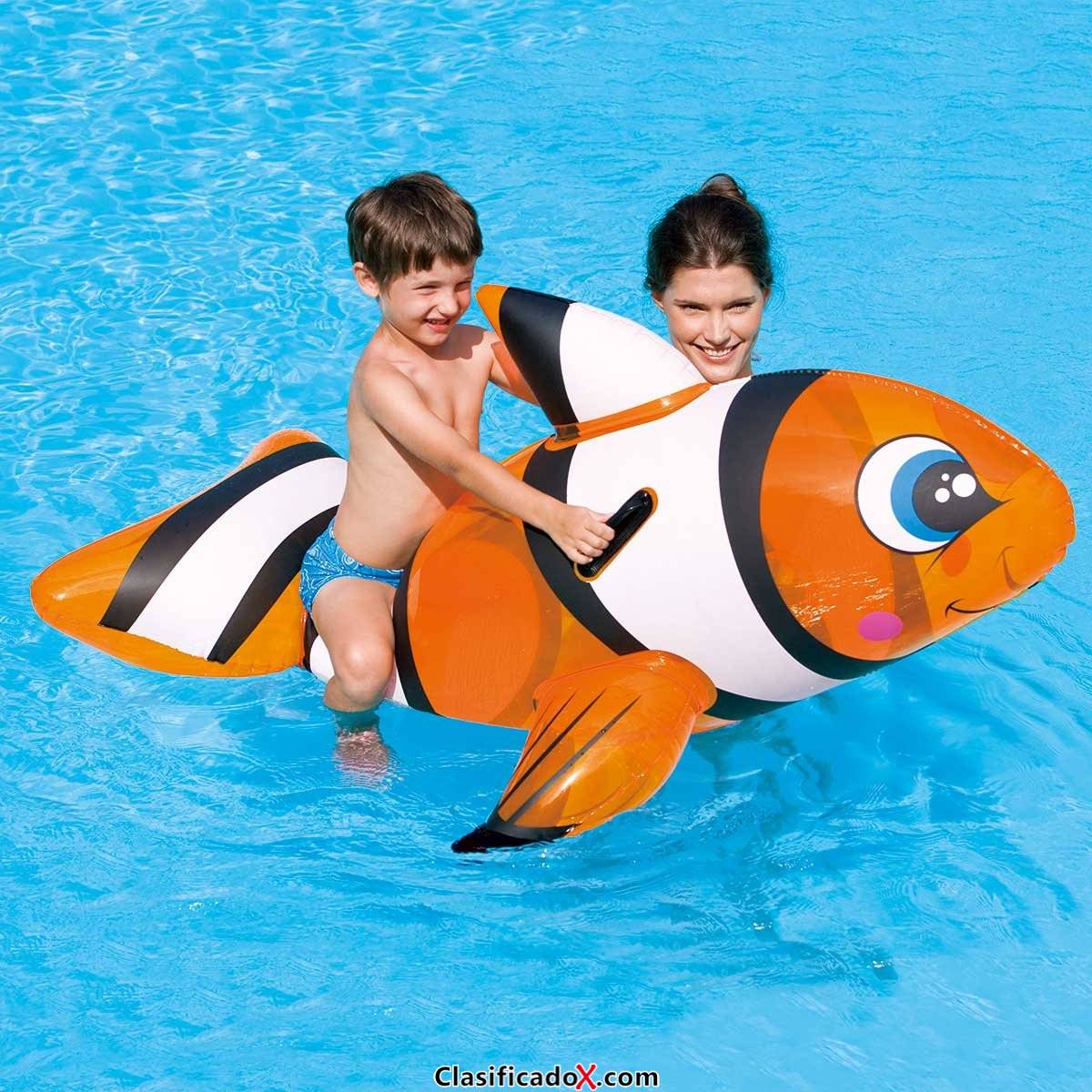 Bestway - Figura Pez Payaso Ride 157 X 94 Cm. 89-41088. Envíos a Las Palmas