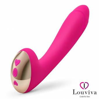 Louviva Dini 25 Modos Masajeador Mágico de Silicona, 100% Impermeable &Carga por USB &Alta Calidad para estimular el Punto G & la Próstata & las Partes Sensibles (Color Rosa). Envíos a Cáceres