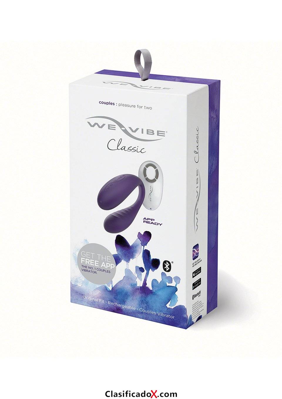 We Vibe Classic Vibrador, 83.9 mm x 28.8 mm, Color Lila - 60 gr. Envíos a Murcia