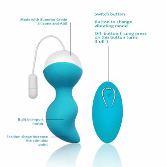 Vibración Bola, kegel Recargable Doble Huevo Vibrador de Silicona. Envíos a Almería