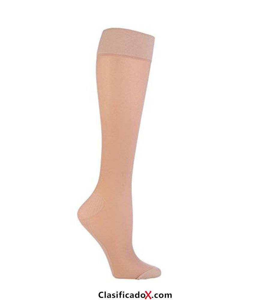 Sock Shop - Mujer calcetines medias de compresion vuelos para viaje en 2 colores (37-42 eur, Beige) flight. Envíos a Palencia