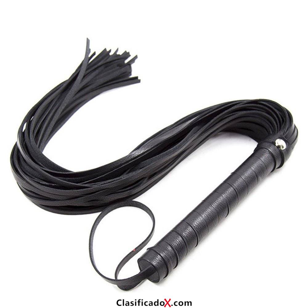 VonVonCo Sexuales Consoladores LáTigo De Cuero Suave Kit De Juguetes Sexuales Adultos Paleta Nalgadas Bondage Flirt Juguetes Fetiche (Negro). Envíos a Álava