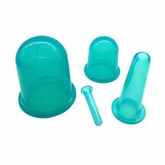 Natural Anti Celulitis vacío tazas Kit – PAWACA silicona facial antienvejecimiento terapia de masaje de cuerpo con copas de succión set con muselina bolsa de cordón para arrugas reducción ali