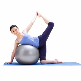 TESITE Bola De Yoga Fitness Danza Espesar Cadera De Pilates Gimnasia Bola De Equilibrio (Gris). Envíos a León