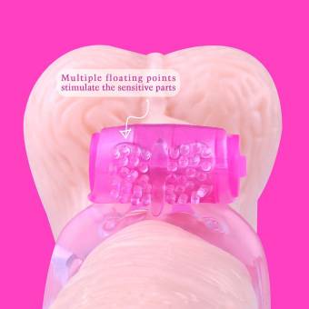 Isive Anillo Vibrador Pene Mariposa Potente para Hombre y Mujer Estimulador de Sexo Blando Kit de 5 Piezas (Color Rosado Transparente). Envíos a Álava