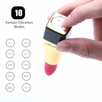 Juguete de vibración，Lovey Angel Mini Potente Masaje Personal Femenino Vibración Magic Vibrating Lipstick Type Mini lápices labiales vibradores Accesorio para adultos. Envíos a Granada