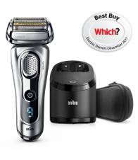 Braun Series 9 9290 cc - Afeitadora eléctrica para hombre de lámina, en húmedo y seco, máquina de afeitar barba con estación de limpieza Clean&Charge, plata. Envíos a Teruel