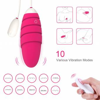 Lovey Angel Vibradores inalámbricos Recargable Egg Sex Toys para Mujer Female Silicone 10 Frequency de Inalámbrico Impermeable Remoto Mudo masturbación Saltando Huevo. Envíos a Huelva