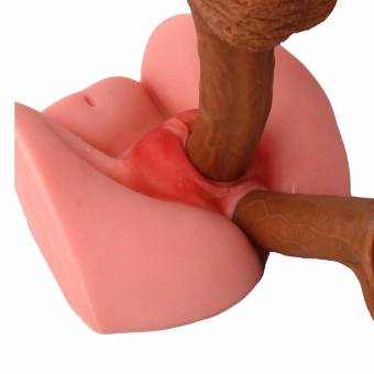 Pussy ASS muñeca – 3d silicona realista Vagina anal Pussy männliche Masturbator/amor Sex muñeca para hombres masturbación Adult Toy (8,3 x 7,9 x 3,9 Pulgadas). Envíos a Navarra