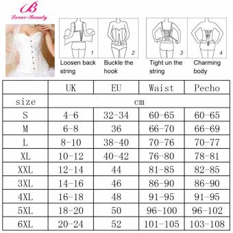 Lover-Beauty Corsé Mujer Fiesta Encaje Vintage Elegante Ajustado Bustier Mujer Elegante Sexy S-6XL Corset para Boda Fiesta Navidad y Halloween Bar. Envíos a Murcia