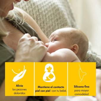 Pezonera para lactancia con estuche Medela, talla M (20 mm). Envíos a Murcia