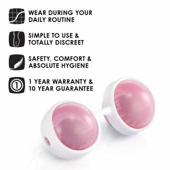 LELO LUNA Beads Bolas Chinas: las Mejores Bolas Vaginales para Ejercicios de Kegel y tonificar el Suelo Pélvico. Set de 4 Bolas. 1 año de Garantía.. Envíos a Almería