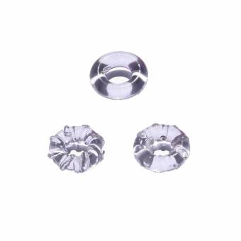 NINGNETI Amante de la Pareja Sexy Play Games Anillo de la Silicona Suave del Hombre Tiempo de retraso Ring (Clear). Envíos a Burgos