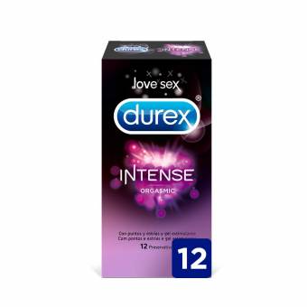 Durex Preservativos Intense Orgasmic - 12 condones. Envíos a Albacete