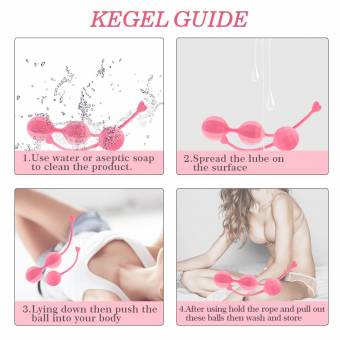 FONDLOVE Bolas Chinas de Silicona Médica Ejercitador suelo pélvico Kegel Impermeable Masajeador para Mujer. Envíos a Guipúzcoa