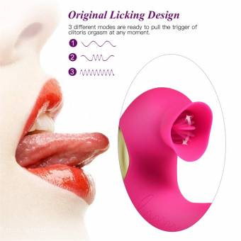 Sexcz Estimulador De Punto G Vibrador Recargable De 10 Modos Potente Masturbador para El Clítoris con Función De Lamido, Color De Rosa. Envíos a León