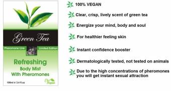 100% té verde vegano Refrescante y corporal con feromonas de 100 ml para su atracción sexual. Envíos a León
