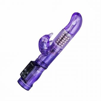 Sexuales Consoladores Estimulador 12 Modos Vibrador Dildo G-Spot Conejo Vibrador Y RotacióN Masajeador Juguetes Sexuales (Púrpura). Envíos a Sevilla