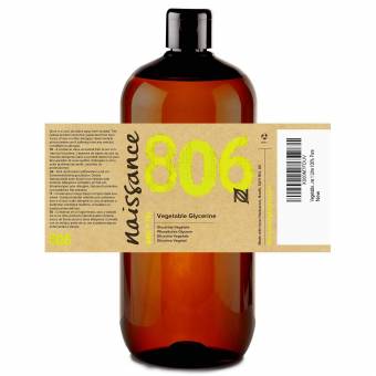Naissance Glicerina Vegetal n. º 806 – 1 Litro– Vegana, grado EP y no OGM – Humectante natural ideal para elaborar productos cosméticos para la piel y el cabello.. Envíos a Granada