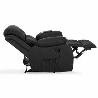 Novohogar Sillón de Masaje Coliseum Sistema de Calor Lumbar y 10 Motores Que Cubren Las 4 Zonas corporales. Negro (Negro). Envíos a Sevilla
