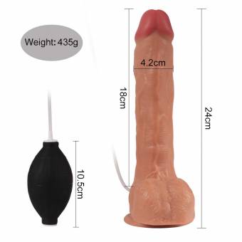 Consolador Hombre Realista Para las Mujeress, Squirting Agua Simulación de Eyaculación con Spray Pene Real Suave para Pene con Ventosa, 24 cm. Envíos a Cádiz