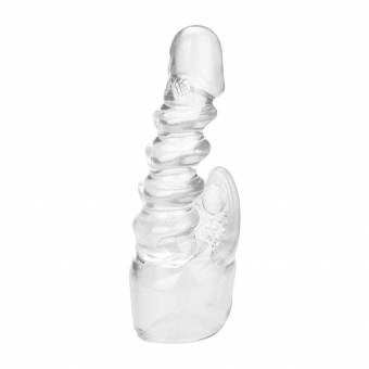 Rawdah 3 colores mujeres Relax Body Care vibrante masajeador cabeza Magic Wand Cap (Claro). Envíos a Granada