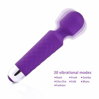 lederTEK Silicona Médica Impermeable Juguete Sexual para Mujer y Parejas Masajeador Eléctrico Vibrador con USB 20 Modos para el Cuerpo. Envíos a Toledo