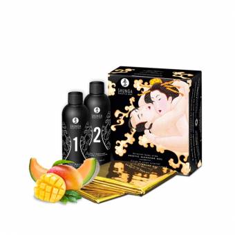 Shunga Gel Masaje Nuru, Aroma de Melón y Mango, Incoloro - 450 ml. Envíos a Sevilla