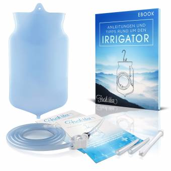Set con irrigador 2 L para limpieza de colon con bolsa práctica e instrucciones - Enema - juego de alimentación para el ayuno. Envíos a Las Palmas