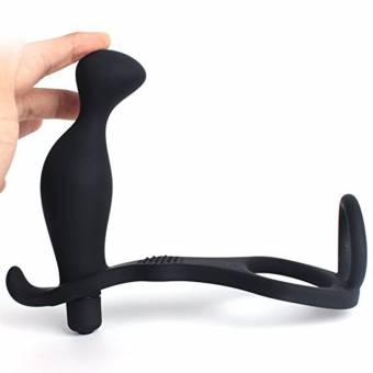 10 Speed Orgasmic Extra Stimulation Cockring vibrante - Silicona completa resistente al agua pene Premium elástica - G-spot estimulador Personal Wireless Wand Massager para el sexo femenino femenino