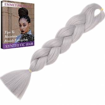 Emmet Trenza de pelo 24 pulgadas vistoso cabello sintético extension Pelo de gran calidad no destiñen Muy faciles de manejar y buen tacto 100g/pieza 3piezas/paquete. Envíos a Sevilla