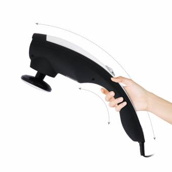 NURSAL Masajeador eléctrico de mano portátil con 6 Cabezales Intercambiables, Función de calor y ajuste de velocidad para Relajar los Músculos, aliviar los dolor, estrés, rigidez y fatiga en el 