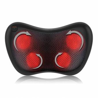 Guisee Multifunción Almohada de Masaje Shiatsu Cuello Cojín Masajeador para Proteger la Columna Vertebral y Relajar Cuello Espalda y Espalda y Cervical Shiatsu con Todo el cuerpo en Casa Oficina Co