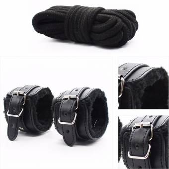 VANKER 7Pcs Sexo Juguetes Pareja para amor,BDSM & SM Sistema de Restricciones, Kit de Amor de la Cama, SM Flirteo Juguetes -- Negro. Envíos a Cádiz