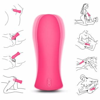 Xoolover Mando a distancia Bullet Massager Mini Vibrador Plug Anal [Potente Vibrate, 100% Iimpermeable Puede Usarse en Exteriores/Piscina/Baño, 10 Metros de Distancia de Control] Body Massager Para 