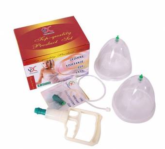 Copas para succionar de los pechos al vacío. Dos copas para aumentar y enderezar los pechos.. Envíos a A Coruña