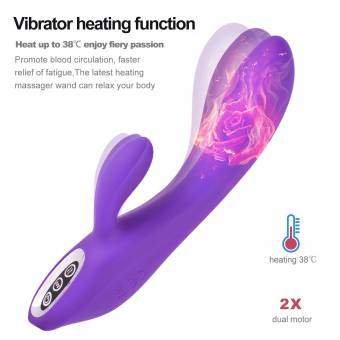 Vibrador de Silicona Calentamiento Automático con 3 Velocidades y 7 Frecuancias, Dothnix. Envíos a Almería