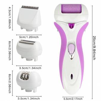 Depiladora Multifuncional Eléctrica Inalámbrica Naisidier Máquina de Afeitar Femenina 4 en 1 Accesorios Afeitadora Cuerpo Portátil Mini Violeta. Envíos a La Rioja