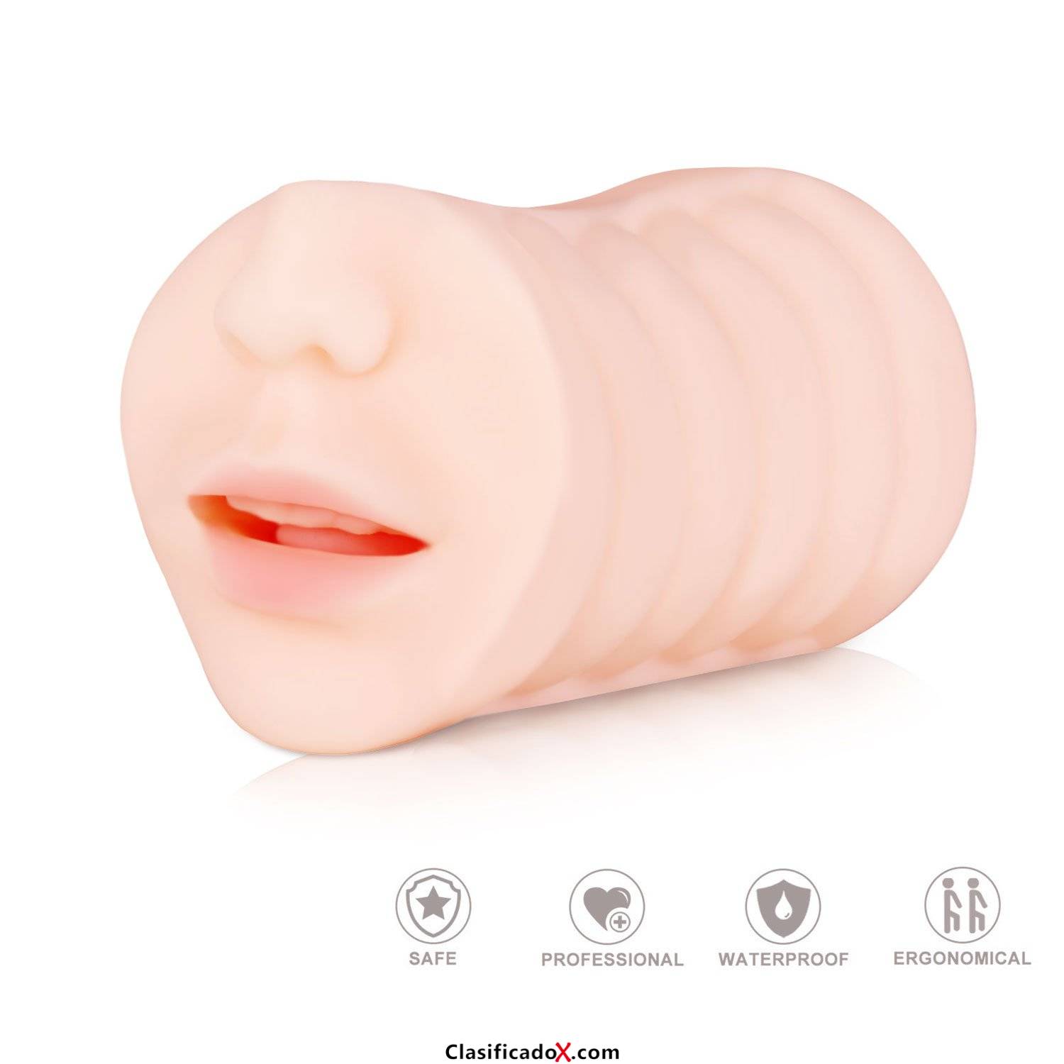 Aster Masturbador Masculino con Lengua y Dientes, Juguete para Adultos 3D Boca Silicona Realísta para Hombre. Envíos a València