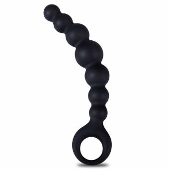 Utimi Bolas Anales de Silicona con Anillo O de Tirón Masturbador Sexo Juguete Unisexo. Envíos a León