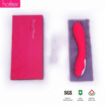 Vagina Vibrador Masajeador Hotfirer Silicona Penes G-Punto Estimulación 10 Frecuencias Impermeable Mujer Juguetes Sexuales Vagina y Clitoris Vibrante Vibrador (Rojo). Envíos a València