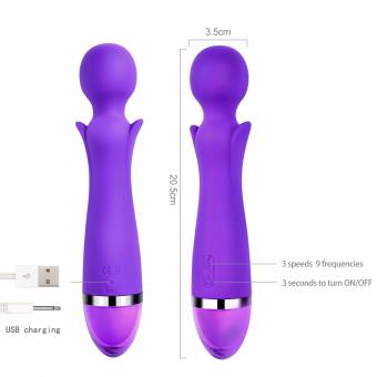 Vibrador Masajeador para Mujer Parejas, Donix (Púrpura). Envíos a Navarra